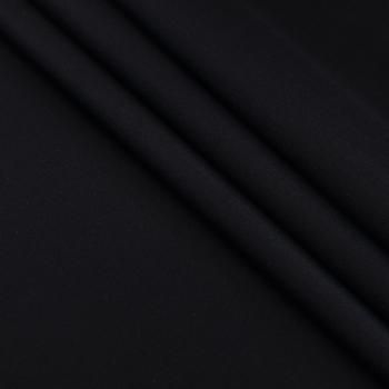 Ткань костюмная 025-16153 черный однотонный